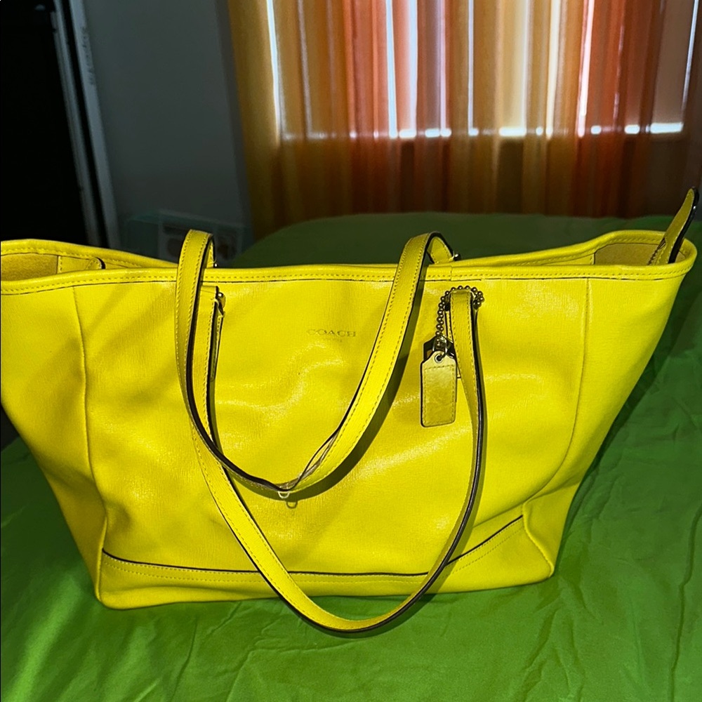 Yellow Coach Tote